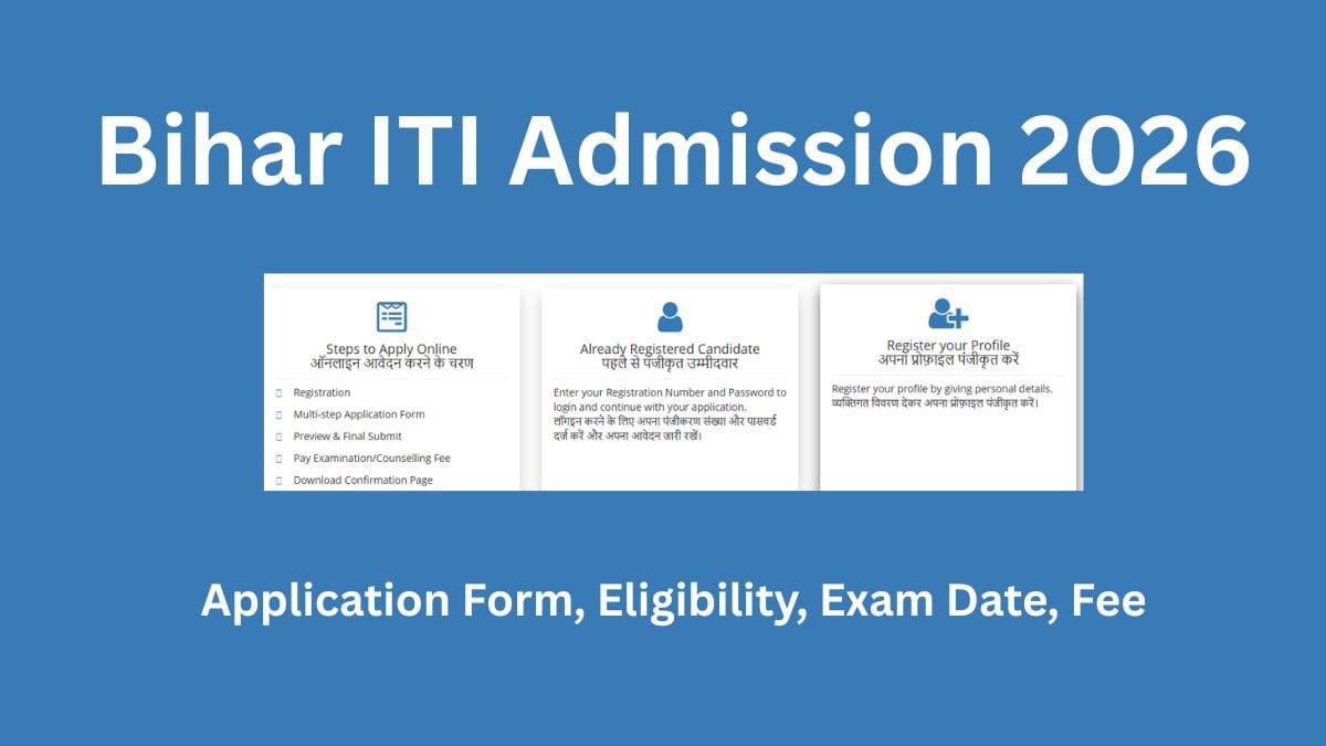Bihar ITI Admission 2026