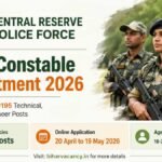 CRPF Constable Tradesman Vacancy 2026