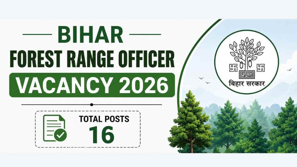 Bihar Forest Range Officer Vacancy 2026 Notification for 16 Posts