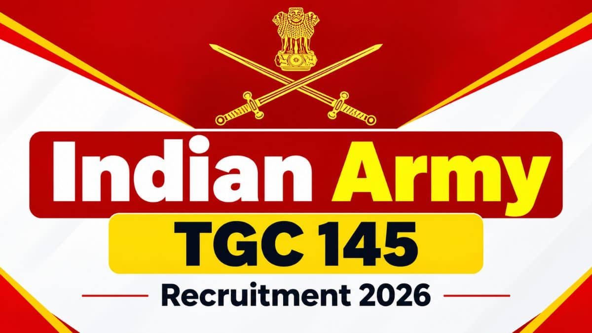 Indian Army TGC 145 Recruitment 2026