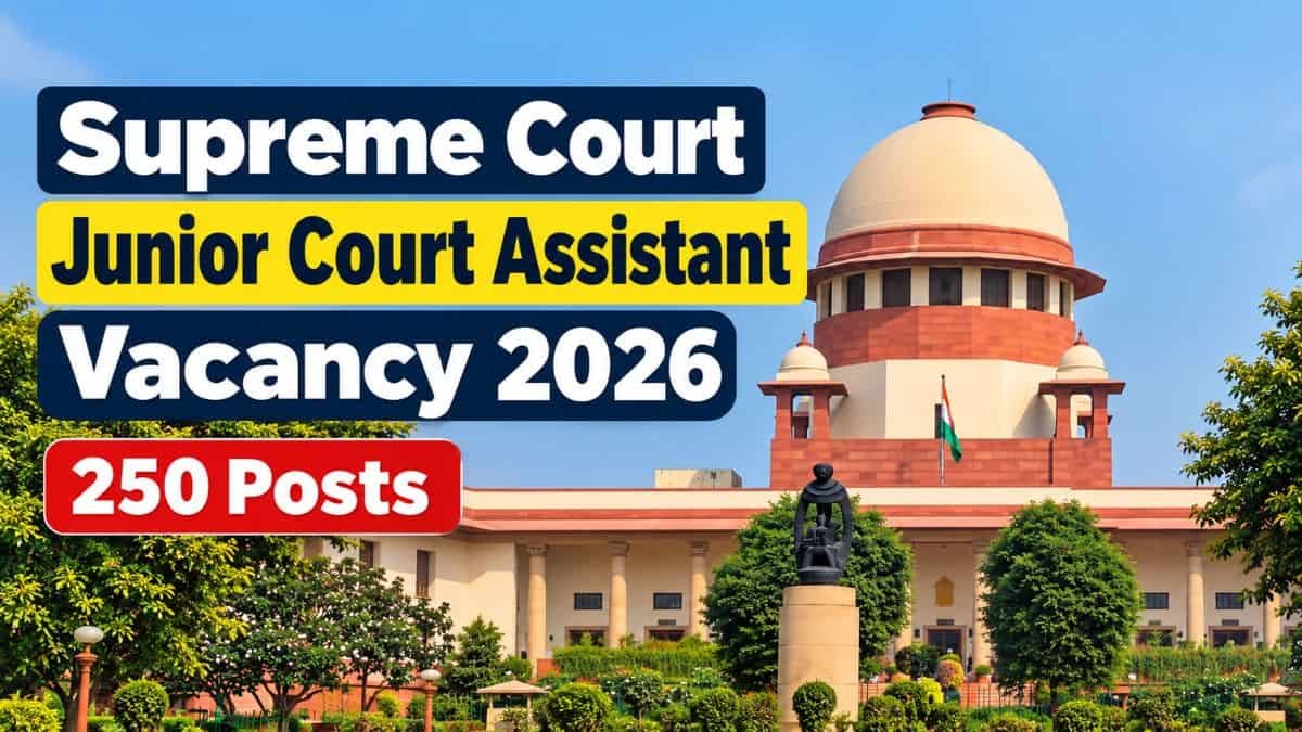 Supreme Court Junior Court Assistant Vacancy 2026